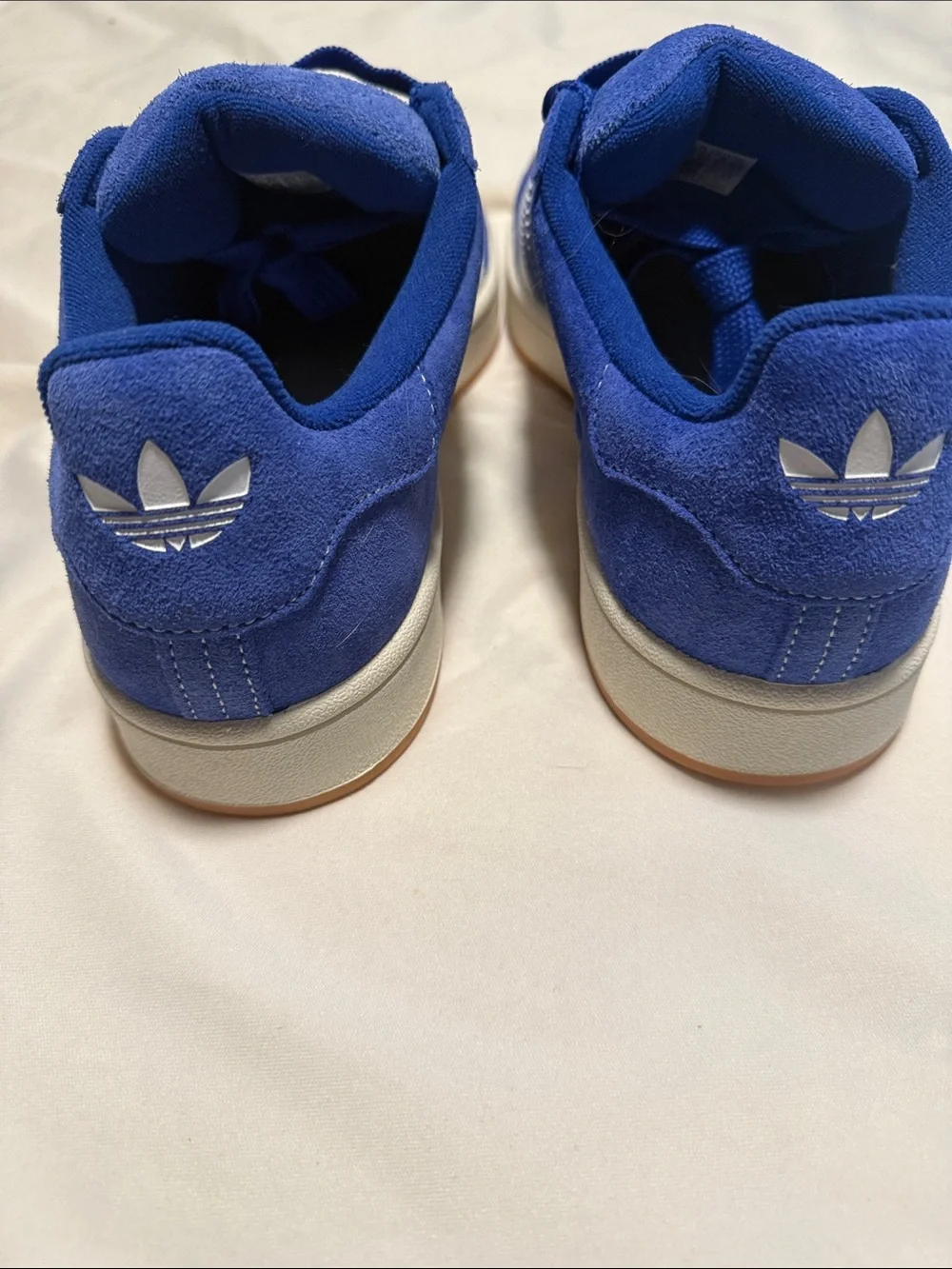 adidas Blue Suede Campus 00’s Sneakers with White Stripes